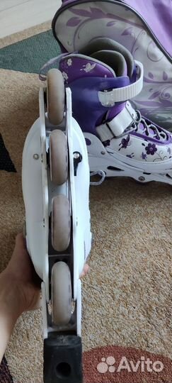 Роликовые коньки детские раздвижные
