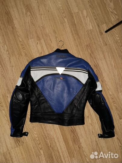 Мотокуртка мужская из натуральной кожи y2k