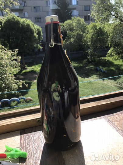 Бутылка с бугельной пробкой 1 л, 0,75, и 0,5