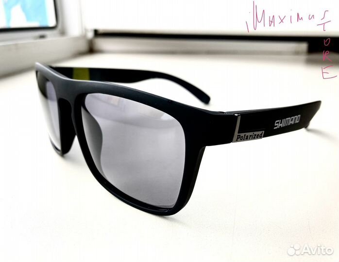 Фотохромные очки Shimano солнцезащитные чёрные
