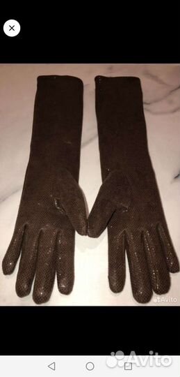 Перчатки женские длинные зимние
