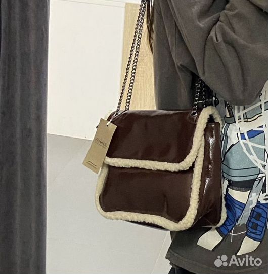 Сумка женская ugg с мехом