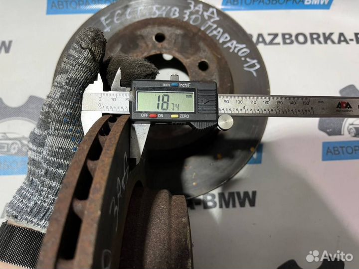 Диски тормозные задние BMW 5-серия E60