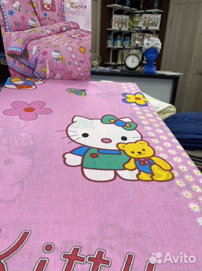 Постельное белье 1.5 детское Поплин(Хлопок)