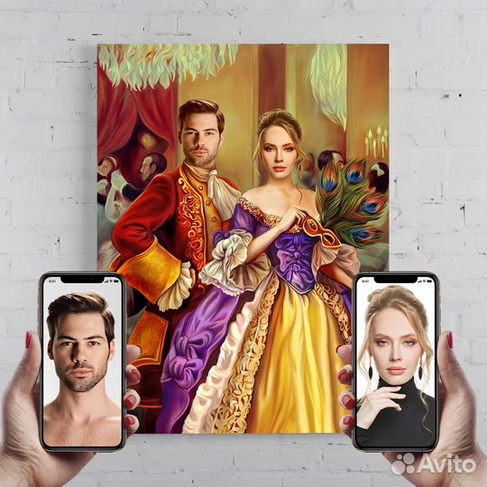 Портрет на холсте по фото в Орловском