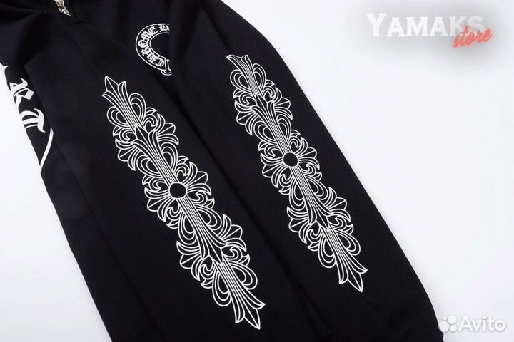 Зип худи Chrome Hearts все размеры