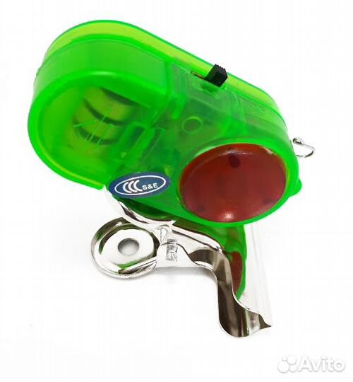 Сигнализатор поклевки (зеленый) метал. прищепка