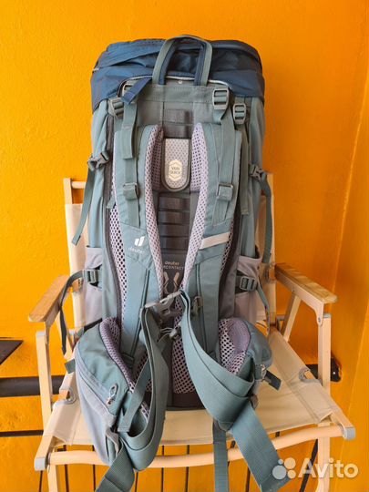 Рюкзак Deuter Aircontact Lite 50+10 blue+гидратор