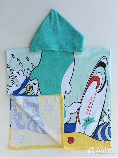 Полотенце пончо детское