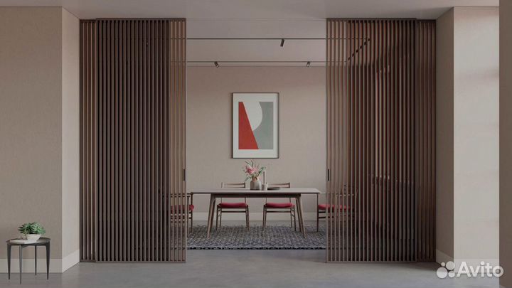 Перегородки остекление