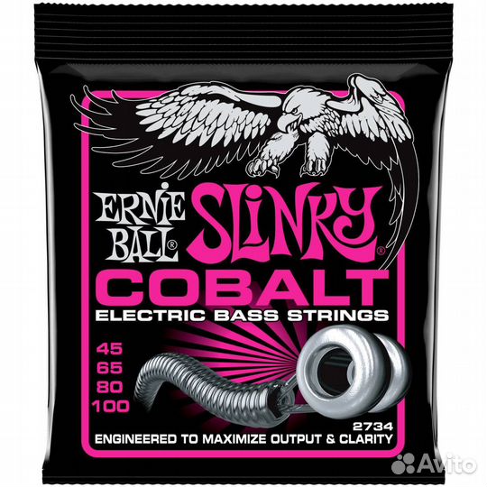 Струны для бас-гитары Ernie Ball 2734 Slinky Cobal