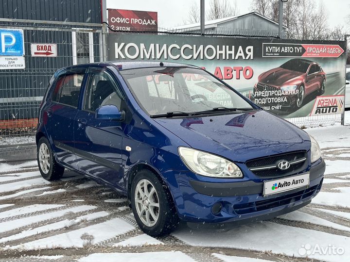 Hyundai Getz 1.4 AT, 2008, 169 265 км