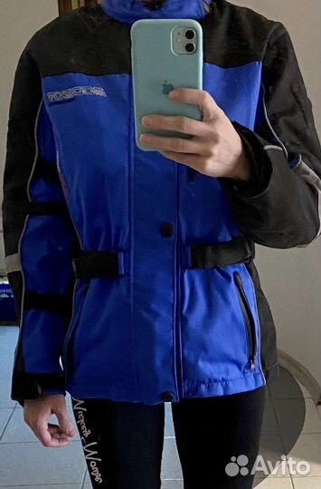 Текстильная мотокуртка женская (152р) новая