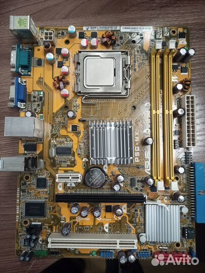 Материнская плата LGA 775 с процессор под DDR2