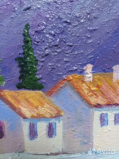 Картина маслом на холсте 30х30