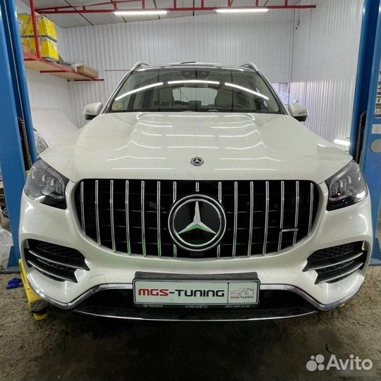 Диффузор + Решетка 63 Chrome на GLS-Class X167