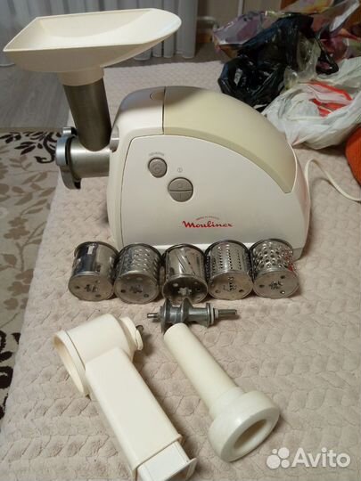 Мясорубка/овощерезка 9в1 moulinex