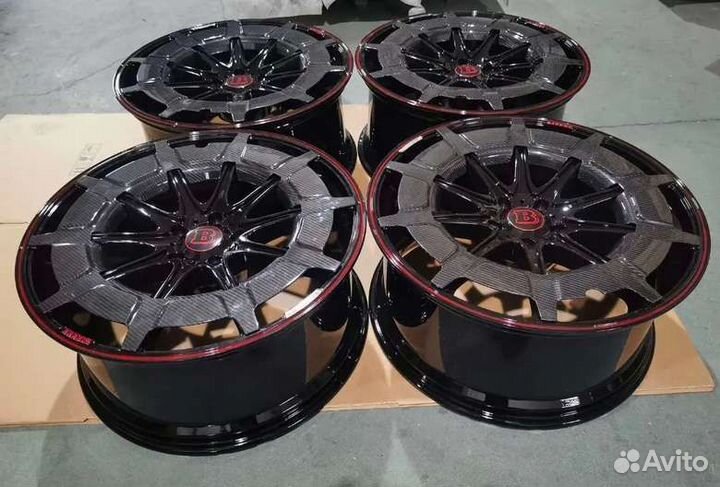 Кованые диски R22 на Mercedes-Benz GLE AMG Brabus