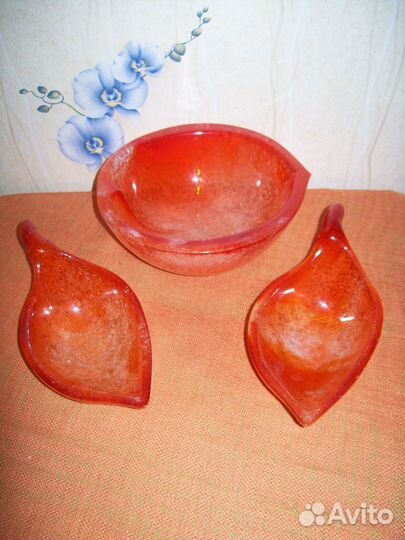 3 Салатника из пластика. СССР. - Прибалтика