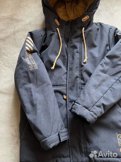 Зимняя куртка button blue 152