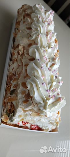 Меренговый рулет, зефир