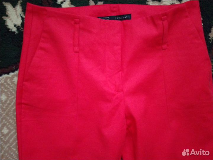 Брюки zara basic,44/46р