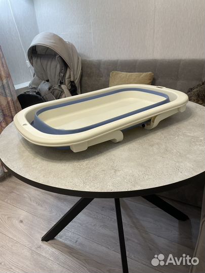 Ванночка для купания складная с матрасиком