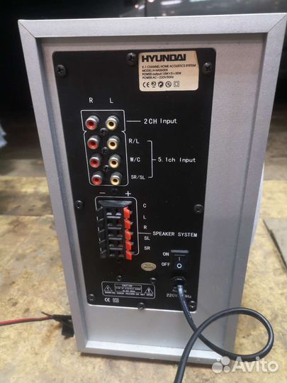 Усилитель 5.1 Hyundai с dvd плеером