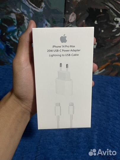 Блок питания apple 20w + провод для iPhone