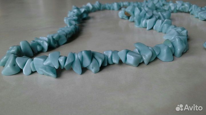Бусы из бирюзы