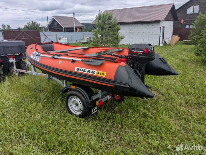 Комплект лодка Solar 350 + мотор
