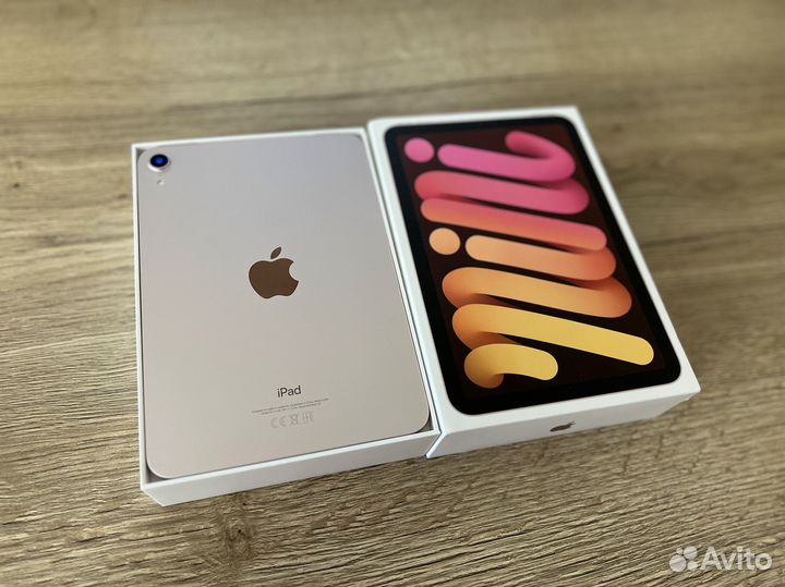 Apple iPad mini (6th Gen) Wi-Fi 64 гб розовый