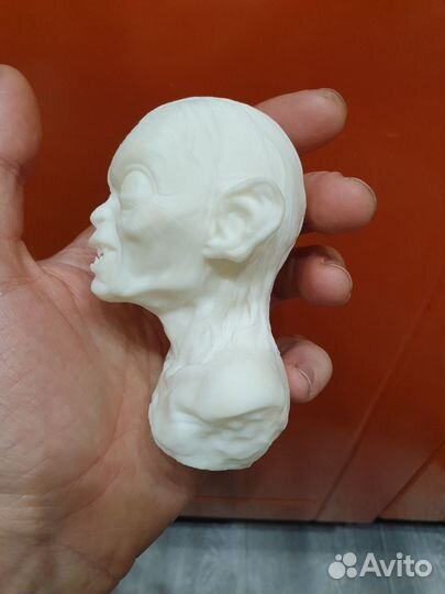 Бюст Голума из Властелин колец, под покраску