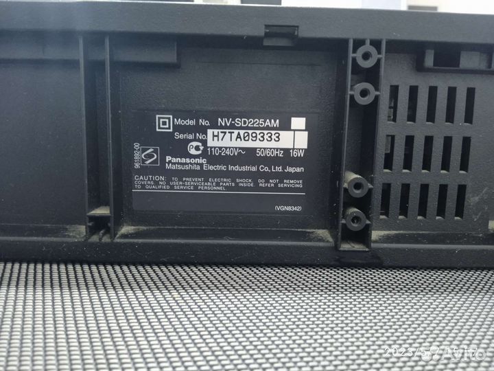 Видеомагнитофон panasonic nv