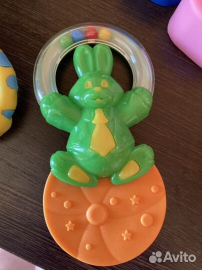 Пакетом детские развивающие игрушки мягкие кубики