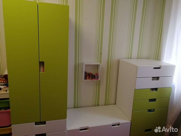 Детская мебель IKEA стува шкаф и комод