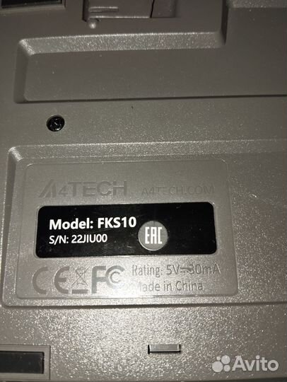 Механическая клавиатура A4Tech Fstyler FKS10