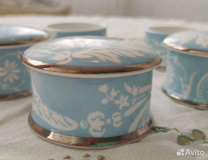 Винтажные шкатулки таблеточницы фарфор