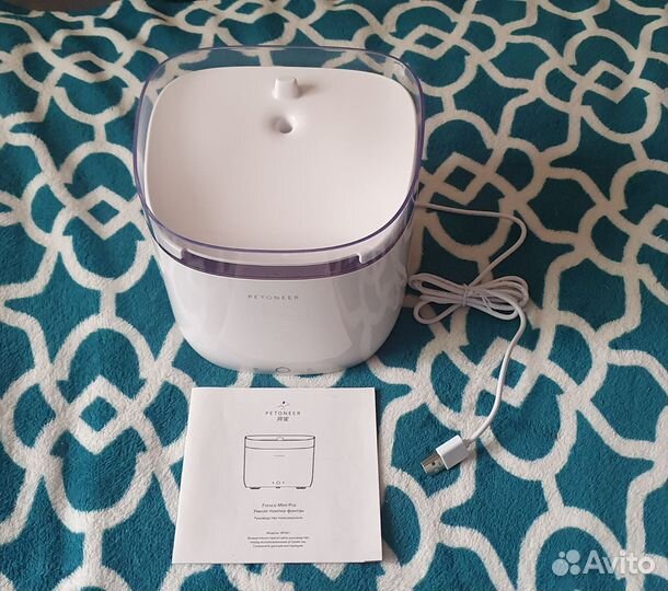 Поилка-фонтан с Wi-Fi Petoneer Fresco Mini Pro