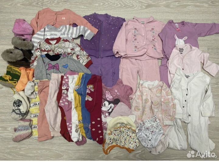 Пакет одежды на девочку 74