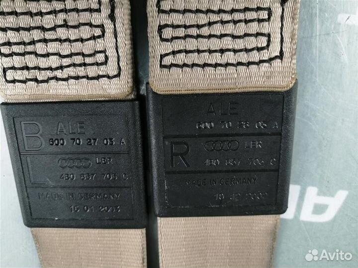 Ремни безопасности передние Audi Allroad quattro