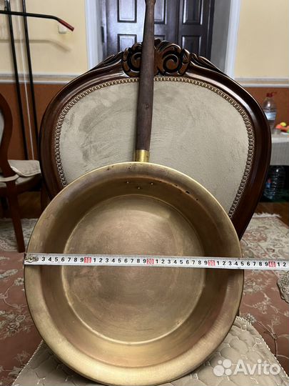 Латунный таз