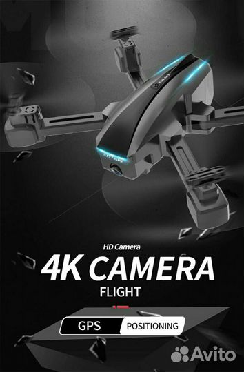 Квадрокоптер с камерой 4K,GPS,WiFi-5G