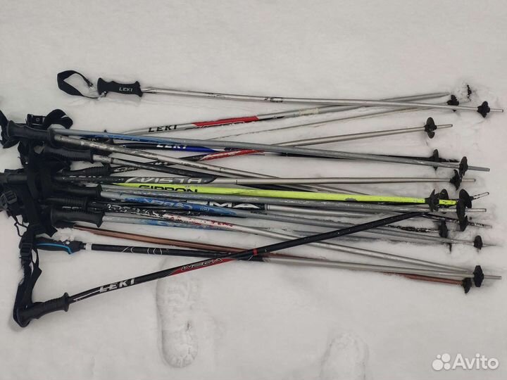 Горнолыжные палки 120 125 130 см leki volki