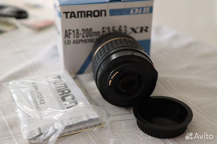 Объектив Tamron AF 18-200 mm for Canon