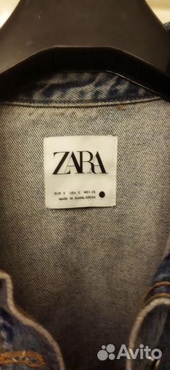 Джинсовка джинсовая куртка zara джинсовая рубашка