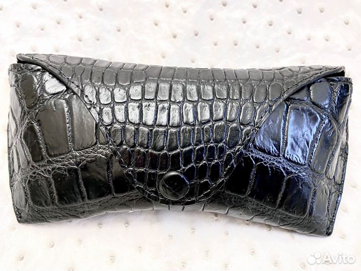 Футляр для очков натуральная кожа крокодила