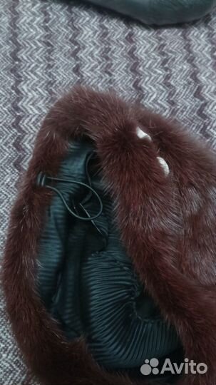 Шапка норка женская