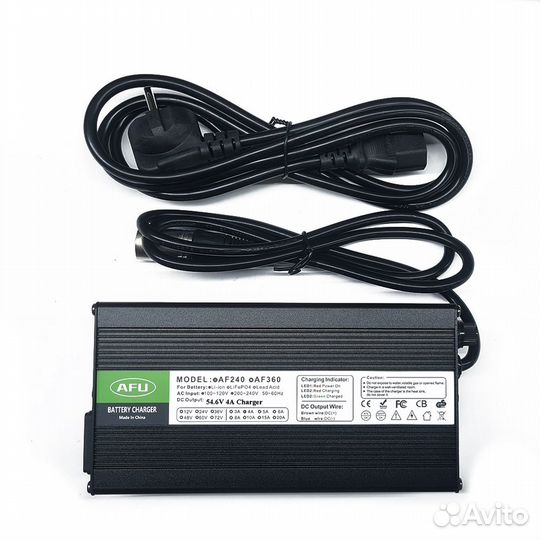 Зарядка для электровелосипеда 48V(54.6) /4A CC-CV