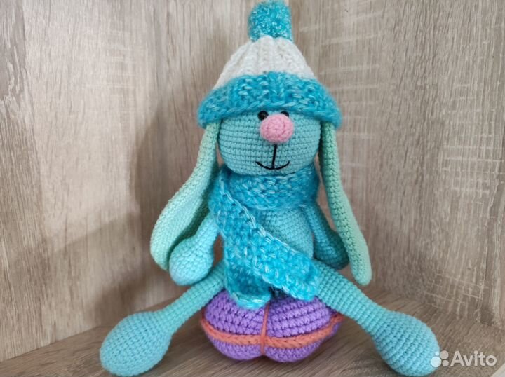 Вязаная игрушка Мишка Тёма. Ручная работа